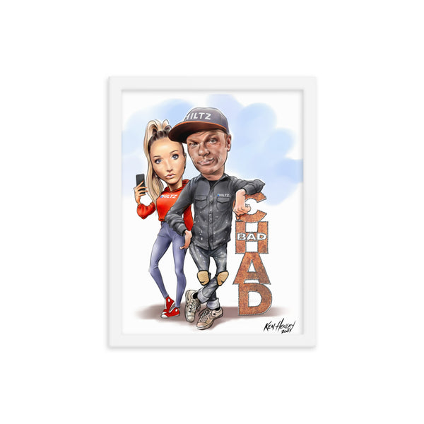 Framed poster - Bad Chad & Jolene