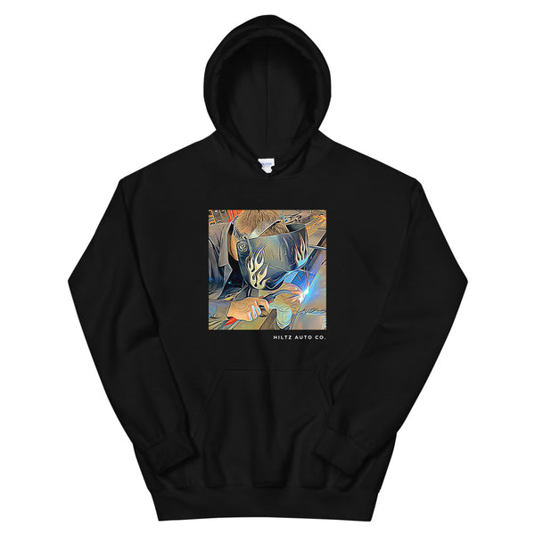 unisex hoodie // colton welding graphic