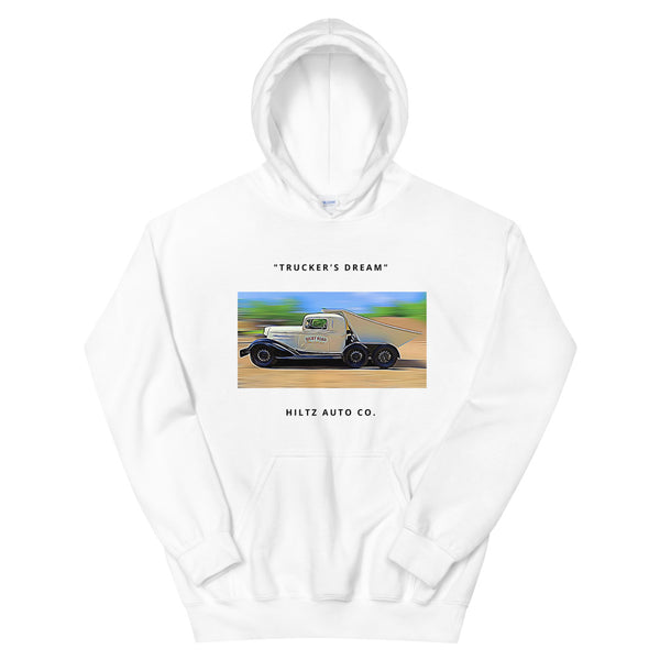 unisex hoodie // trucker's dream